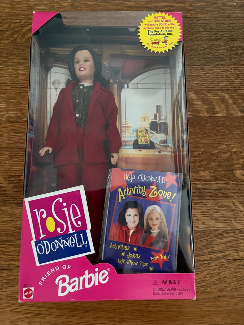 Barbie Doll in Red Suit with Black Blouse
